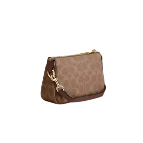 COACH Nolita 19 In Signature Canvas (Tan Brown)