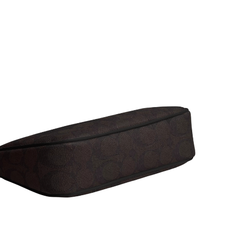 COACH Nolita 19 In Signature Canvas (Walnut Black)