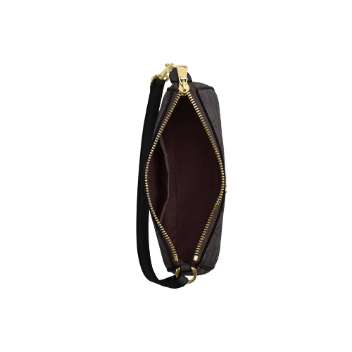 COACH Nolita 19 In Signature Canvas (Walnut Black)