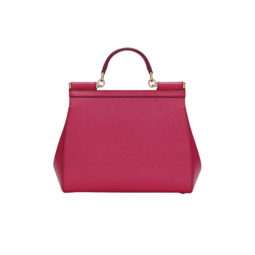 DOLCE & GABBANA Sicily handbag Dauphine leather (Pink)