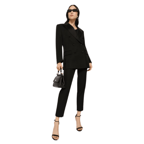 DOLCE & GABBANA Iguana-print calfskin Sicily handbag Dauphine leather (Black)