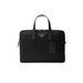 PRADA Re-Nylon and Saffiano leather briefcase (Black)