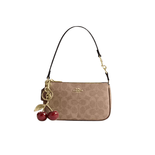 COACH Nolita 19 In Signature Canvas (Tan Brown)