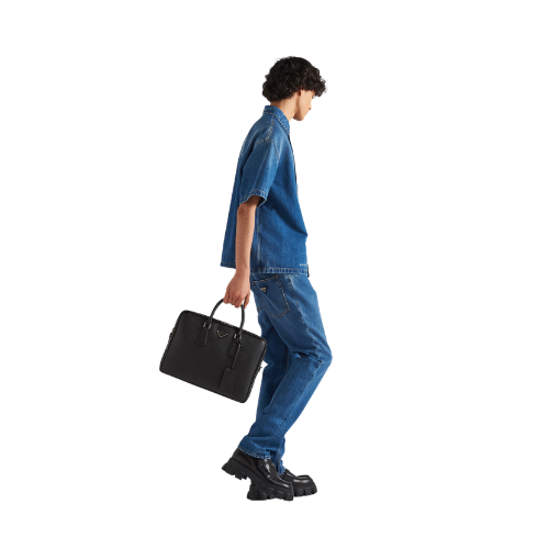 PRADA Saffiano leather briefcase