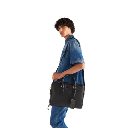 PRADA Saffiano leather briefcase
