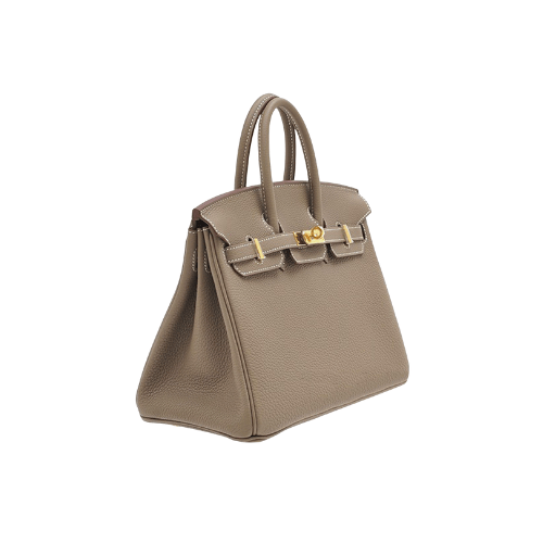 HERMES Birkin 25 Togo Etoupe Grey gold hardware