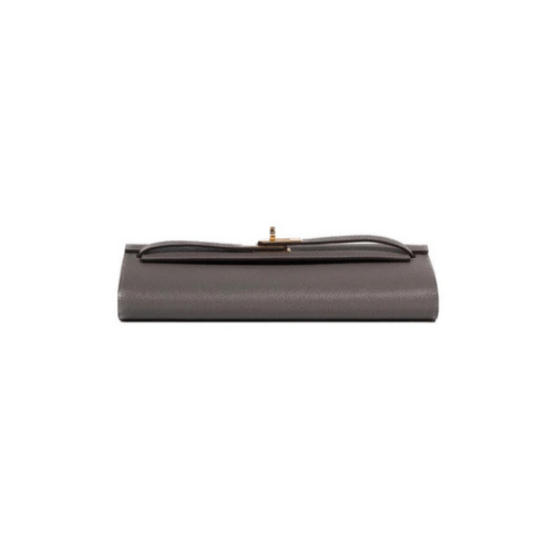 HERMES Kelly To Go wallet Gris Meyer