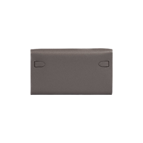 HERMES Kelly To Go wallet Gris Meyer