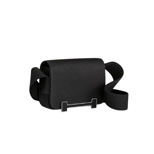HERMES Geta bag Black