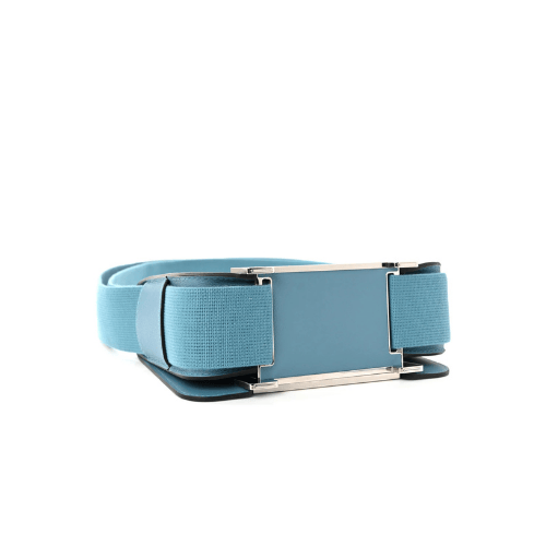 HERMES Geta bag Blue Jean