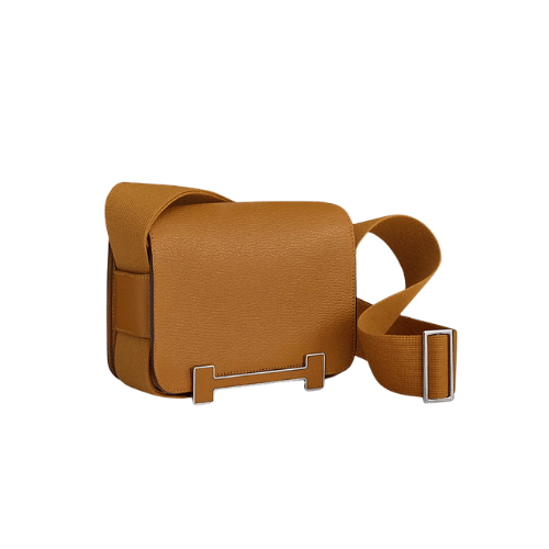 HERMES Geta bag Brown