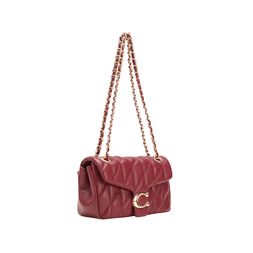 COACH Tabby Shoulder Bag 26 Maroon