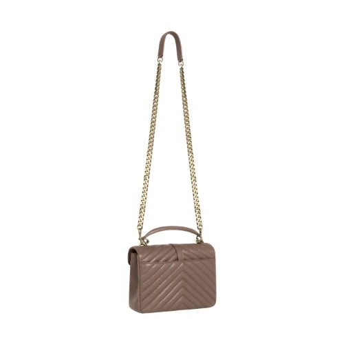 YSL Medium College Bag Grey
