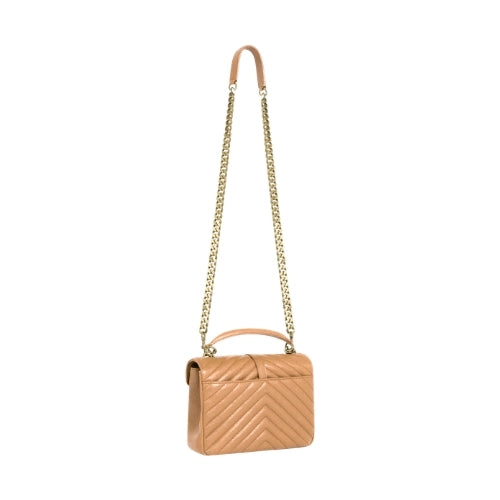 YSL Medium College Bag Beige