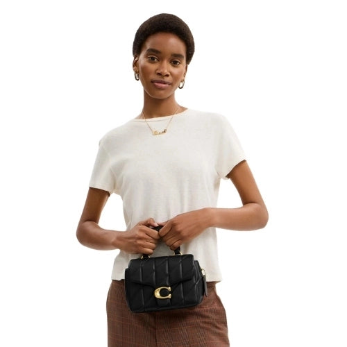 COACH Tabby Top Handle Bag With Quilting