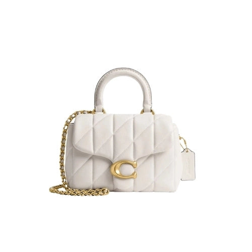 COACH Tabby Top Handle Bag With Quilting