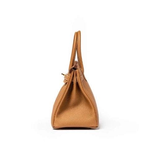 HERMES Birkin Togo 25 leather Gold