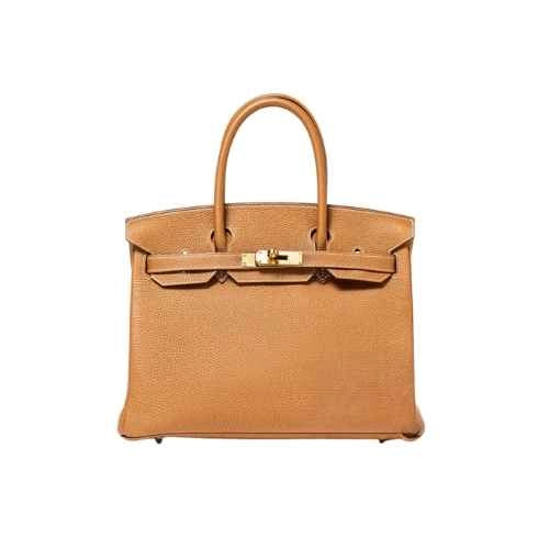 HERMES Birkin Togo 25 leather Gold