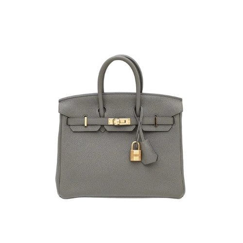 HERMES Birkin Togo 25 leather Gris