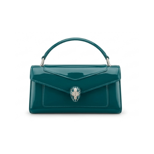 BVLGARI Serpenti Forever top-handle bag  Emerald Green