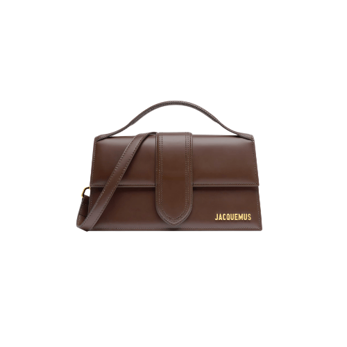 JACQUEMUS The large Bambino Dark Brown