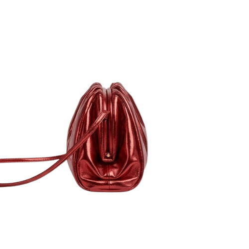 BOTTEGA VENETA Nappa Pouch Red