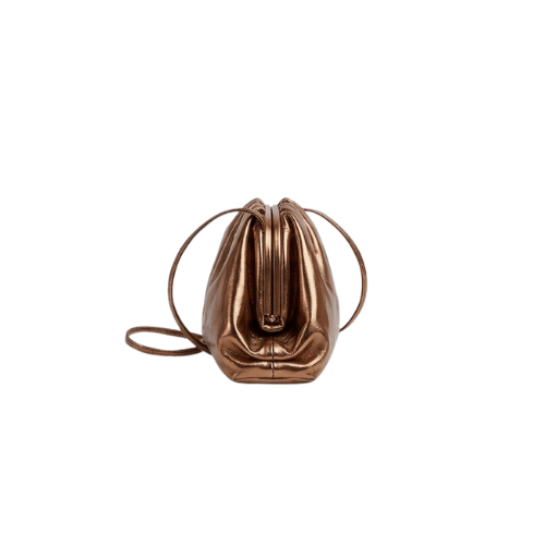 BOTTEGA VENETA Nappa Pouch Brown