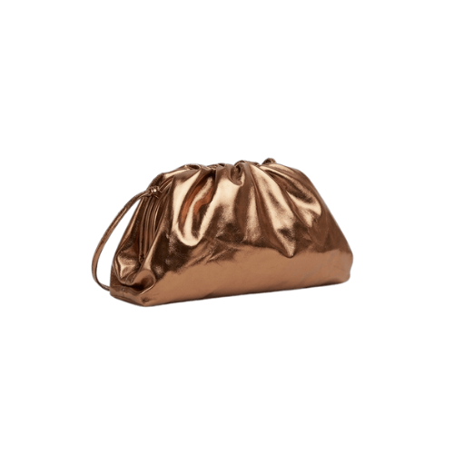 BOTTEGA VENETA Nappa Pouch Brown