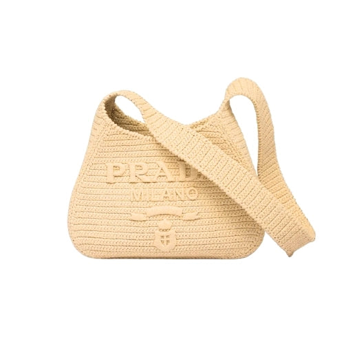PRADA Raffia Shoulder Bag