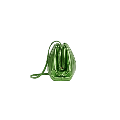 BOTTEGA VENETA Nappa Pouch Green