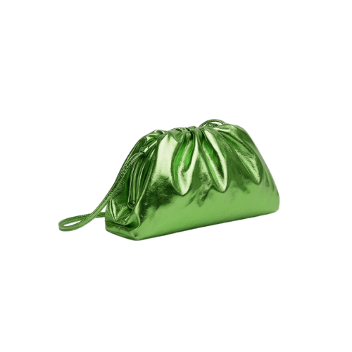 BOTTEGA VENETA Nappa Pouch Green