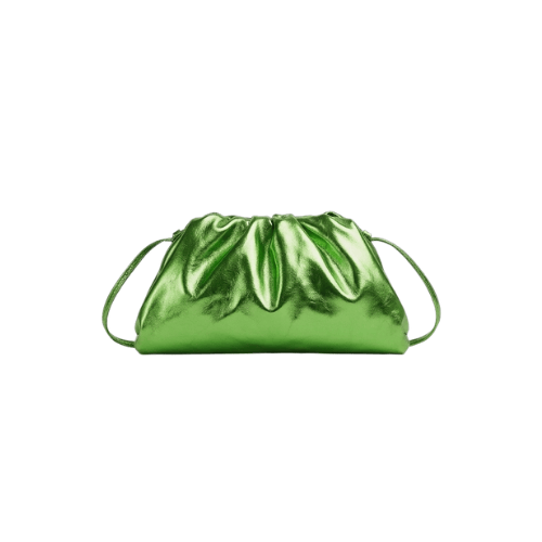 BOTTEGA VENETA Nappa Pouch Green