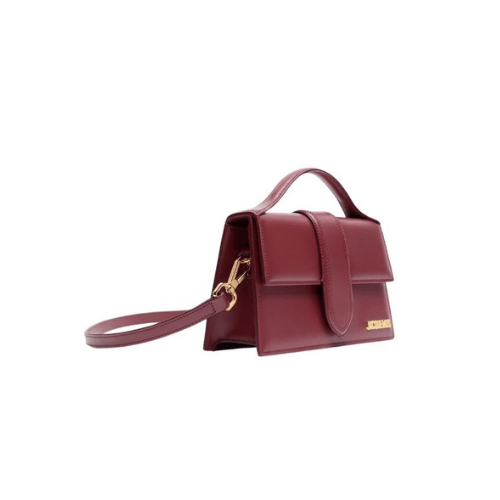 JACQUEMUS The large Bambino Burgundy