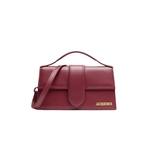 JACQUEMUS The large Bambino Burgundy