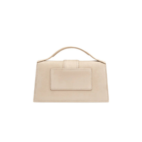 JACQUEMUS The large Bambino Dark Beige