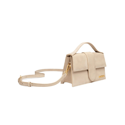 JACQUEMUS The large Bambino Dark Beige