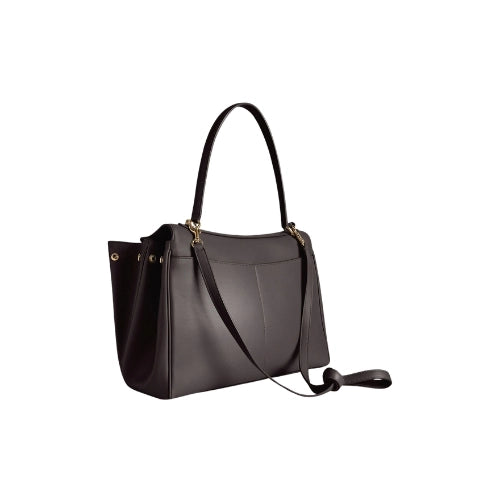 BALENCIAGA Rodeo Handbag smooth calfskin Dark Brown