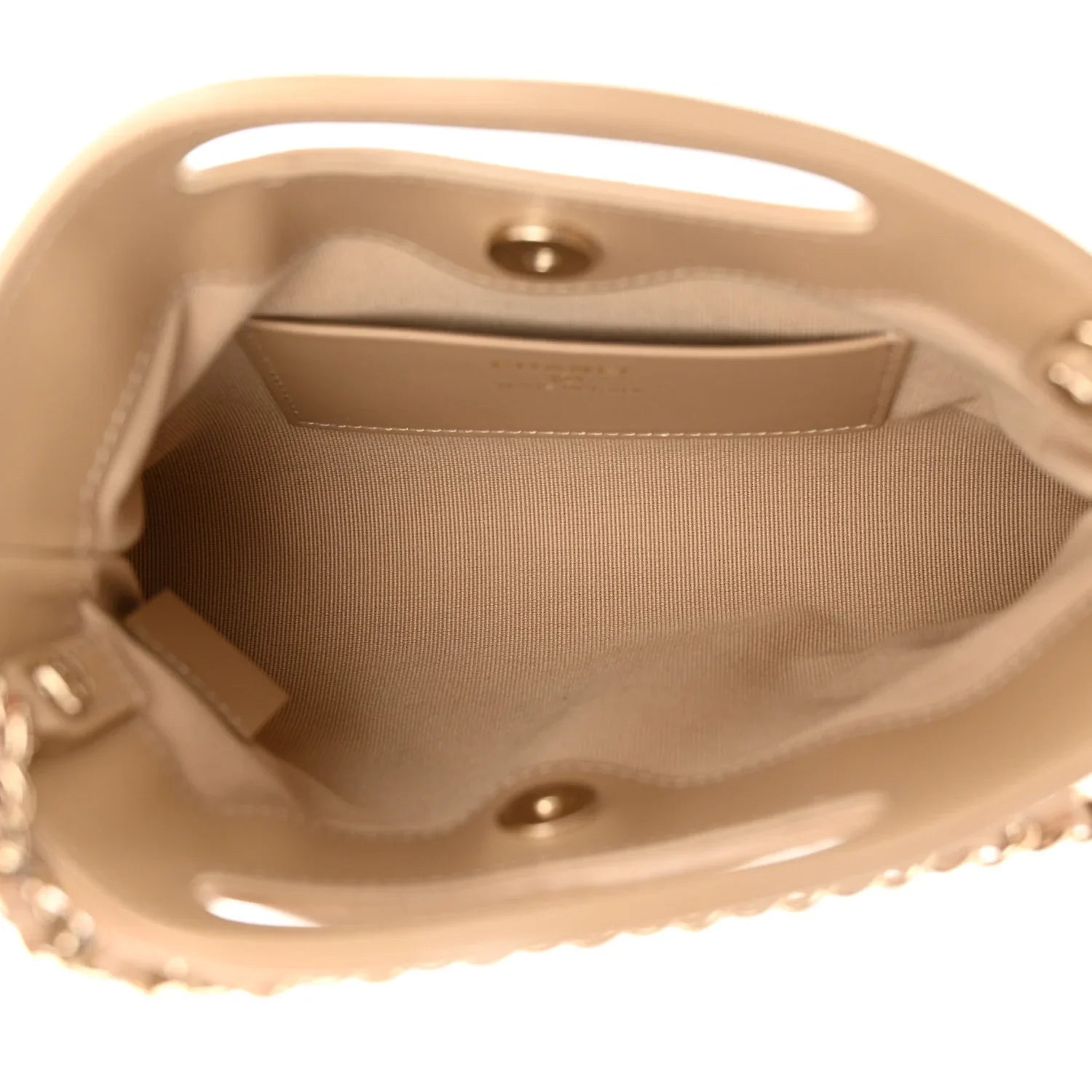 CHANEL Quilted Leather Nano 31 Bag (Beige)