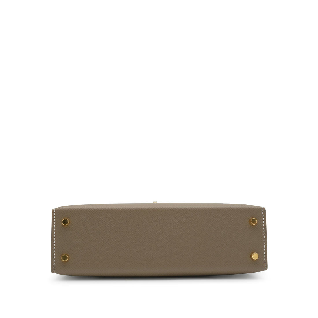 HERMES Etoupe Epsom Mini Kelly Gold Hardware
