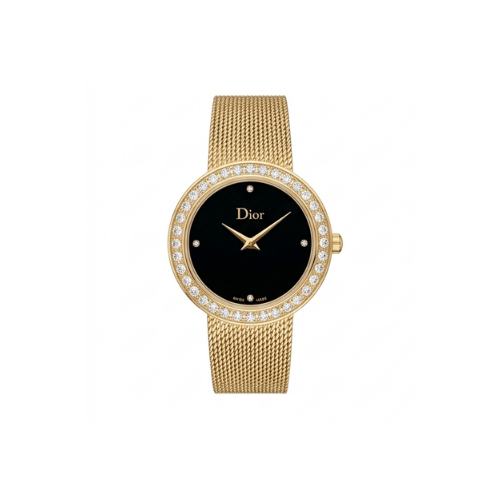 Dior La Mini D de Dior watch gold-toned