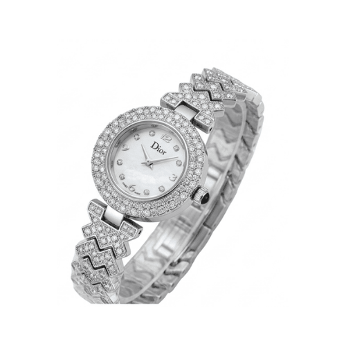 Dior La D de diamond-set bezel