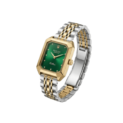Rolex Cellini Rectangular Case Green dial