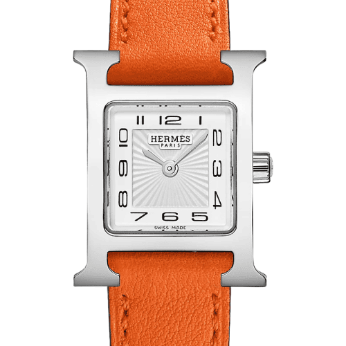 Hermes Heure H watch 21 mm Orange