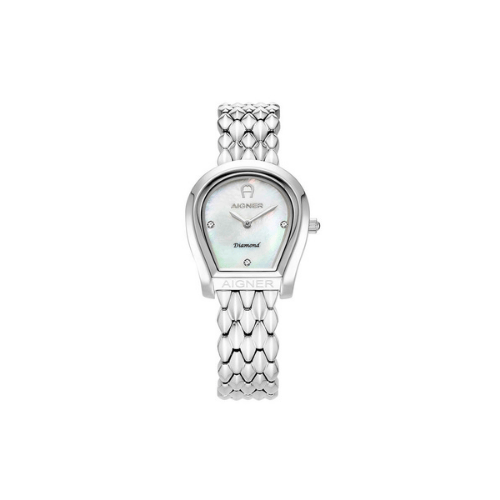Aigner Bitonto Diamond Watch Silver
