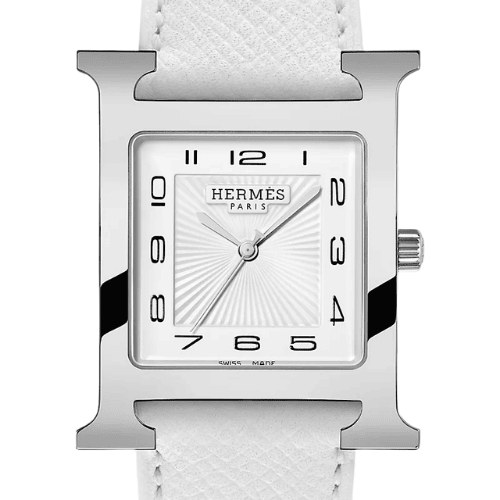 Hermes Heure H watch 21 mm White
